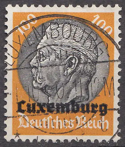 Deutsche Besetzung Luxemburg 100 Pfennig 1940 Mi. 16 gestempelt used  (70060