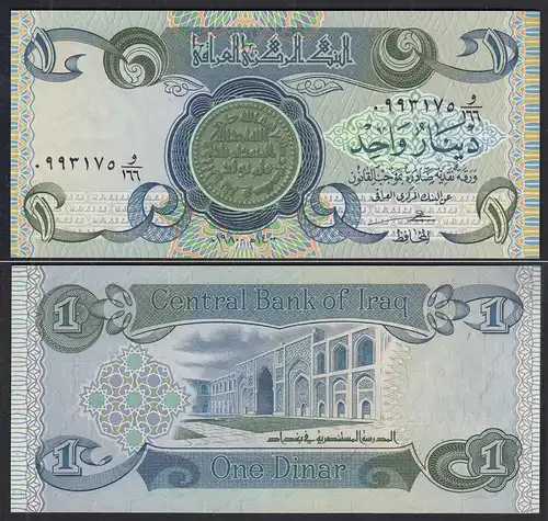 IRAK - IRAQ 1 Dinar Banknote 1980 Pick 69 UNC (1)     (31154