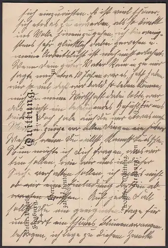 Kartenbrief 1920 Ganzsache K17 15 Pfg. m.Zusatzfrankatur Bonn - Ürdingen  (31487