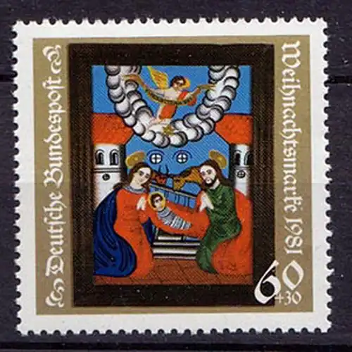 Germany BRD 1981 Mi 1113 ** MNH Hinterglasmalerei - Painting on reverse glass