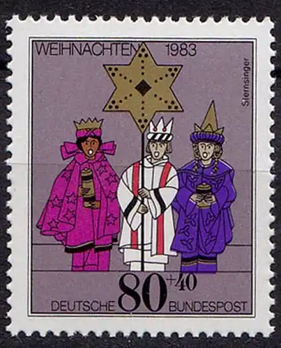 Germany BRD 1983 Mi 1196 ** MNH Weihnachten Sternsinger - Christmas Carolers