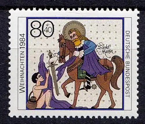 Germany BRD 1984 Mi 1233 ** MNH Weihnachten St.Martin - Christmas St.Martin
