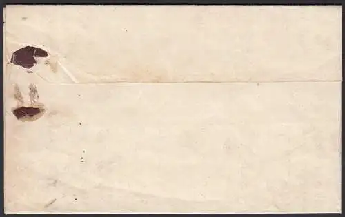 Württemberg Brief Doppelverwendung 1855 Rosenfeld/Stuttgart  (20593