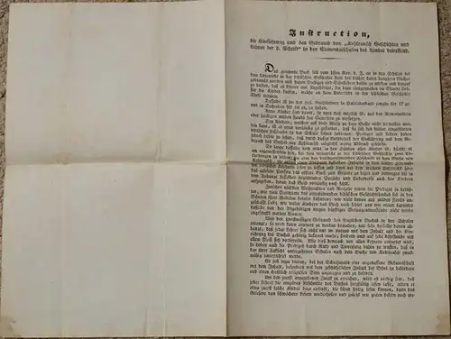 Instruction Gebrauch Kohlrausch Geschichten in Elementarschulen 1839 Detmold RAR