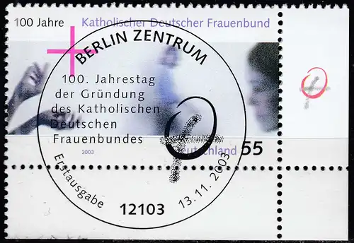  Germany BRD Mi. 2372 ESST Vollstempel Katholischer Frauenbund 55 CENT   (70204