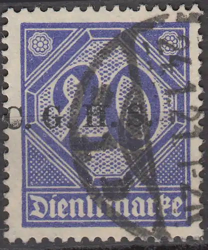 Oberschlesien - Upper Silesia Mi. D11 overprint 20 Pfennig gebraucht used 1920