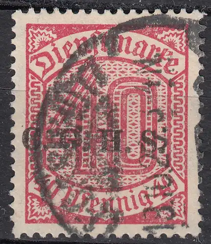 Oberschlesien - Upper Silesia Mi. D13 overprint 40 Pfennig gebraucht used 1920