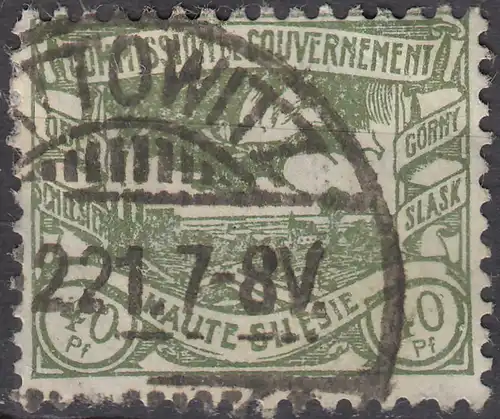  Oberschlesien - Upper Silesia Mi. 21 - 40 Pfennig gebraucht used 1920   (70244