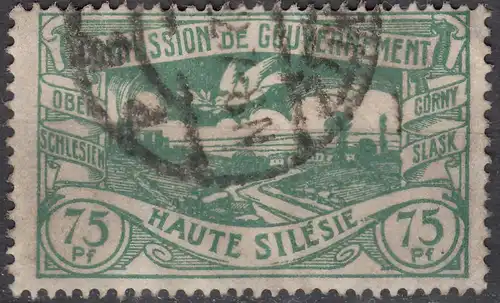Oberschlesien - Upper Silesia Mi. 24 - 75 Pfennig gebraucht used 1920   (70248