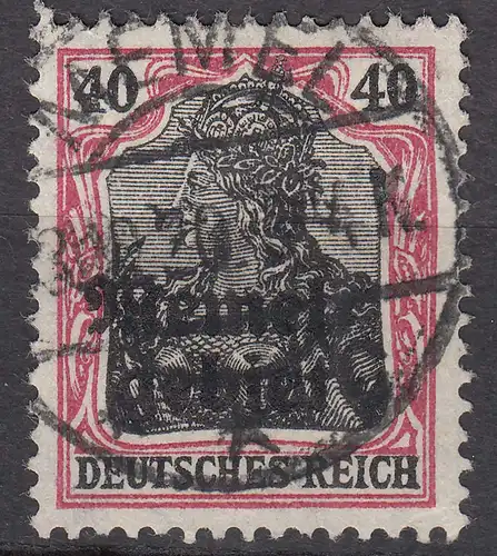 Memel 1920 Mi.6 Freimarke 40 Pfennig gestempelt used      (70293