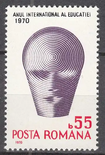 Rumänien - Romania 1970 Victor Vasarely UNESCO Mi. 2874 postfrisch MNH  (70396