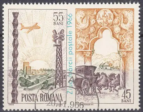 Rumänien - Romania 1966 NATIONALA 66 Mi. 2552 gestempelt used    (70397