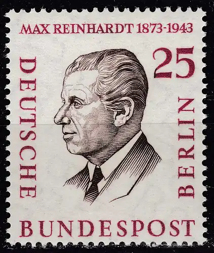 Germany Berlin 1957 Mi.169 Max Reinhard Theaterleiter postfrisch MNH  (70422