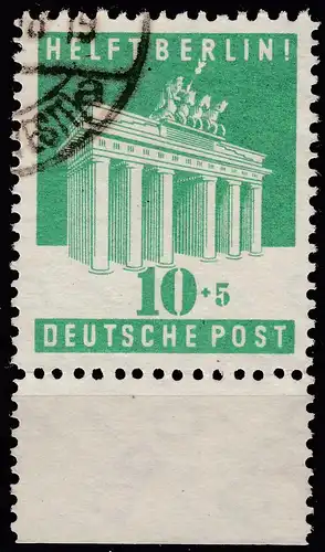 Alliierte Besetzung Bizone 1948 Mi.101 Brandenburger Tor in Berlin used  (70428