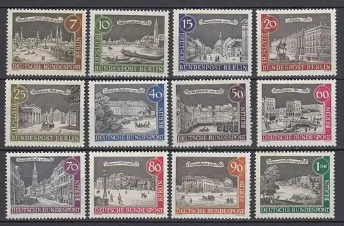 Germany - Berlin Stamps 1962 Michel 218-29 - SG B213-24 MNH Old Berlin series  (81008