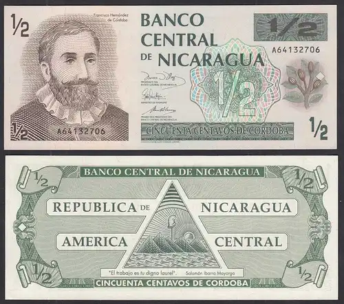 Nikaragua - Nicaragua 1/2 Cordobas (1991) UNC (1)    (31905