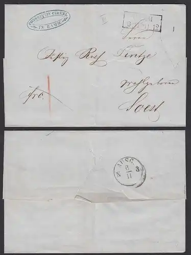 HAMM alter Umschlag  nach SOEST   (31802