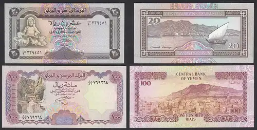 Jemen - Yemen 20 + 100 Rials (1993/95)  UNC (1)     (31931