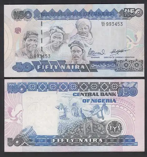 Nigeria 50 Naira Banknote (1991) Pick 27c sig.10 - UNC (1)      (31977