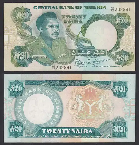 Nigeria 20 Naira Banknote (1984) Pick 26e sig.10 - UNC (1)      (31979