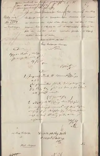 1851 MEWE R2 Kreis Marienwerder Brief nach STARGARD Briefträger St. STEISIGER 