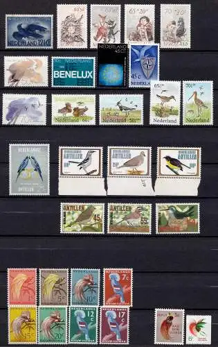 Niederlande + Antillen + Nieuw Guineat Briefmarken Lot siehe Foto MNH **  (b458