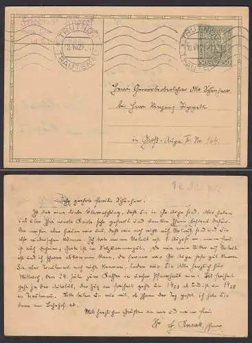 TSCHECHOSLOWAKEI - CZECHOSLOVAKIA - 1929 Postkarte TRUTNOV (TRAUTENAU) Ganzsache