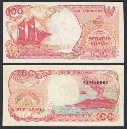 Indonesien - Indonesia 100 Rupiah 1992 Pick 127 VF (3)    (32448