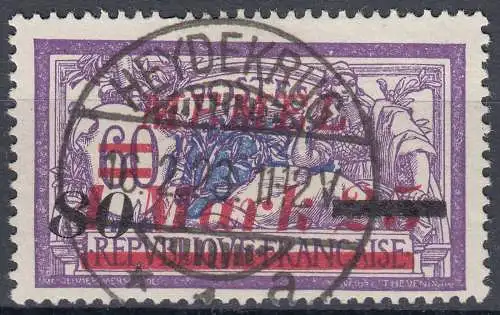 Memel 1922 Mi.120 Freimarken mit Aufdruck 80 M.auf 60 C.gestempelt used   (70513