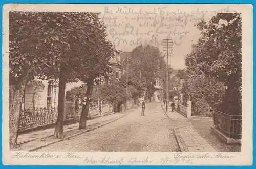 AK Hahnenklee i.Harz Goslar-sche Strasse Oberharz  (2437