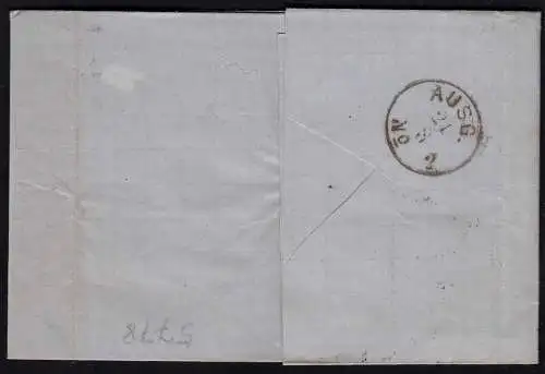NDP - 1868 Brief 1 Gr. aus Meschede nach Stadthagen mit Inhalt   (22988