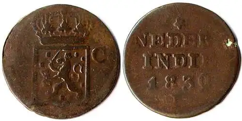 Niederländisch Indien - Nederlands Indie - Cent 1839    (r375