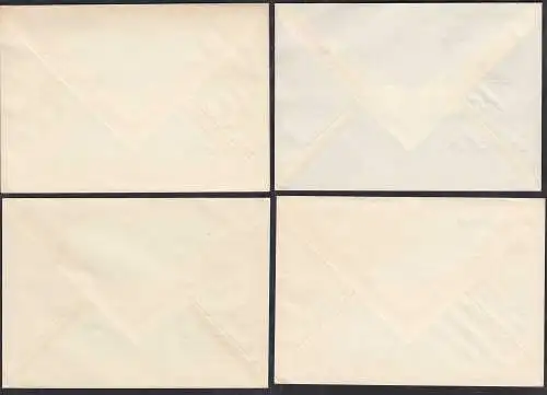 DDR 4 Stück FDC  Briefe aus 1956-1958 bitte ansehen   (32736