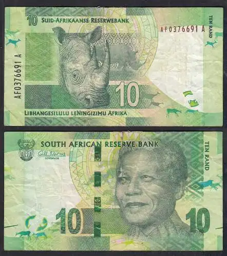 SÜD Afrika - South Africa - 10 Rand Banknote Pick 138 stark gebraucht (31271
