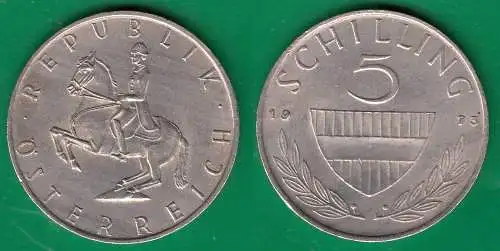 Österreich - Austria 5 Schilling Münze 1973     (32944