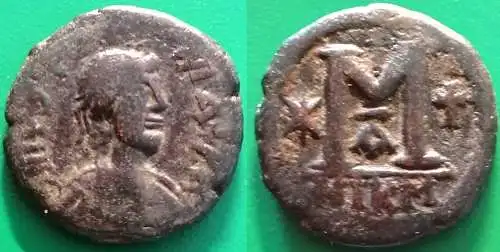 Byzanz - Follis Justinianus ca. 29 mm bitte ansehen  (32940