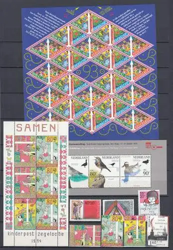 Niederlande - Netherlands schönes Briefmarken/Blocks Lot ** MNH aus 1993/94