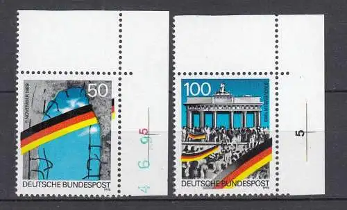 BRD BUND 1990 Mi. 1481-1482 postfrisch ** MNH Grenzöffnung ER RO  (70707