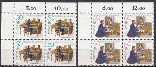 BRD BUND 1979 Michel 1011-12 EUROPA CEPT im 4er Block ** postfrisch MNH   (33060