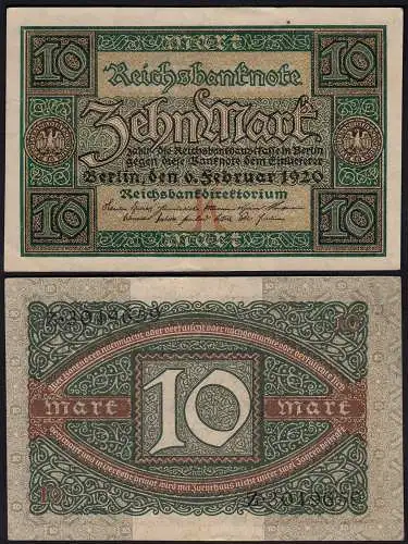 Reichsbanknote 20 Mark 1920 Ro 63a Pick 67 UDR: K Serie: Z VF (3)   (23401