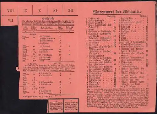 Reichskleiderkarte 3.Reich 1940 Stadt Duisburg   (23048