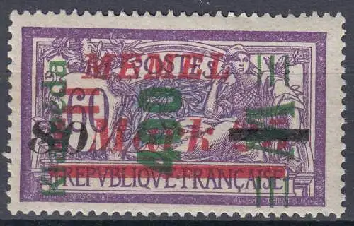 Memel 1923 Mi.165 Freimarke 400 M.auf 80 auf 1,25 M auf 60 C. postfr. MNH (70762