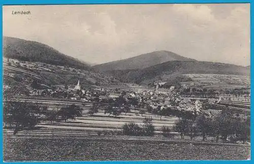 AK Lembach Elsass 1910 Gesamtansicht  (1232