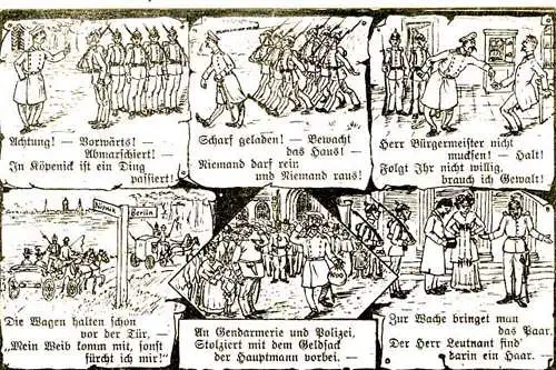 AK die Geschichte vom Hauptmann von Köpenik  (1508