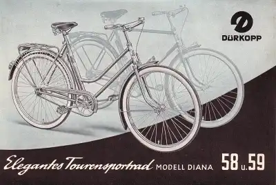 Dürkopp Fahrrad Prospekt 1955
