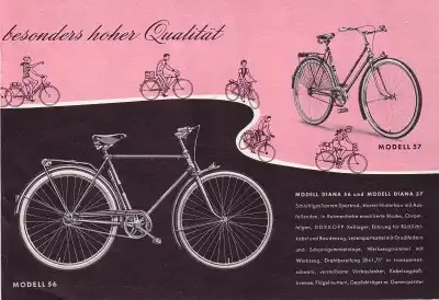 Dürkopp Fahrrad Prospekt 1960er Jahre