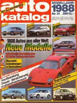 Auto Katalog 1988 Nr.31