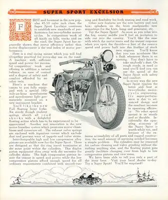 Henderson u. Super Excelsior Motorcycles Prospekt ca.1928