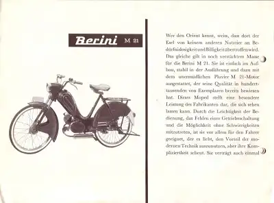 Berini Programm 1956-1960