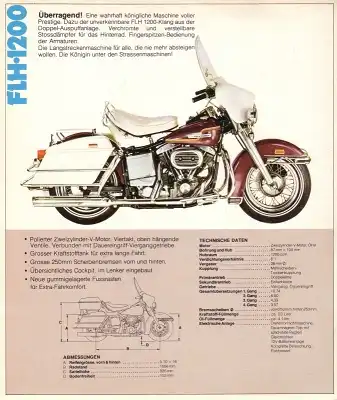 Harley-Davidson AMF Programm ca. 1972